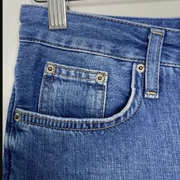 Topshop Women's Jeans Size 26 Ripped Button Fly Hayden Boyfriend High-Rise - Picture 5 of 8